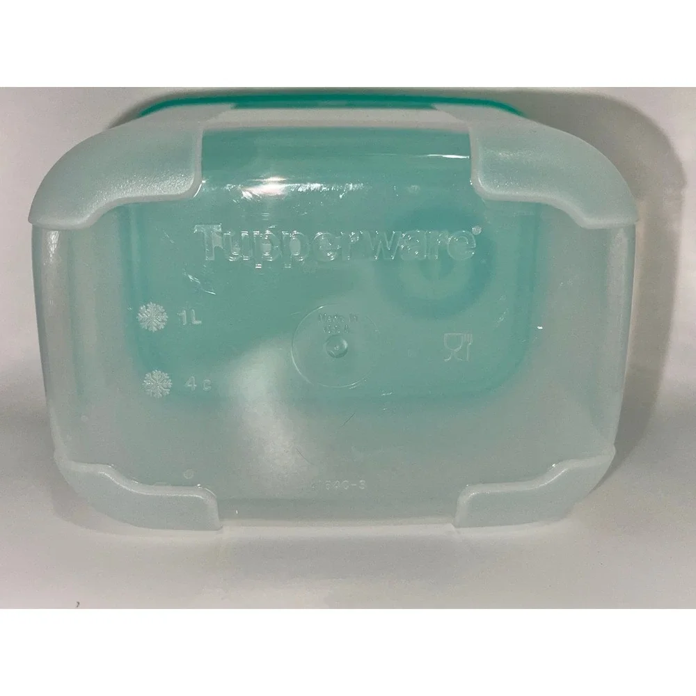 Tupperware #4164 Clear/green Refrigerator/Freezer‎ Mate Date Dial 4 cup